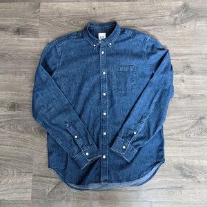 GAP denim oxford shirt, relaxed fit (size M)